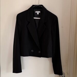 Bar III Black Cropped Blazer